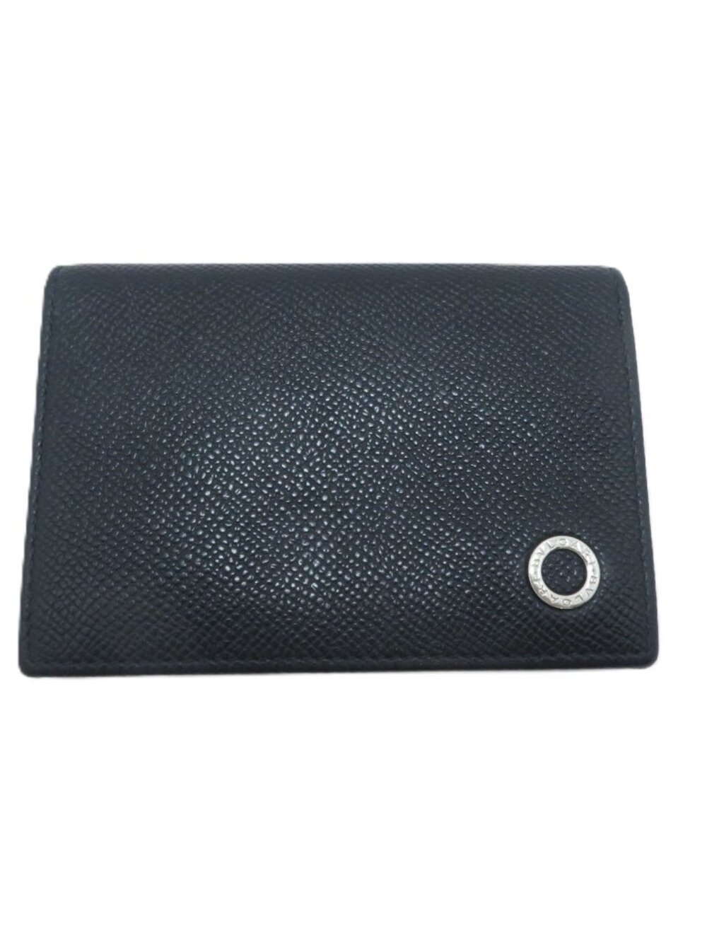 Bvlgari Card Case Black Leather